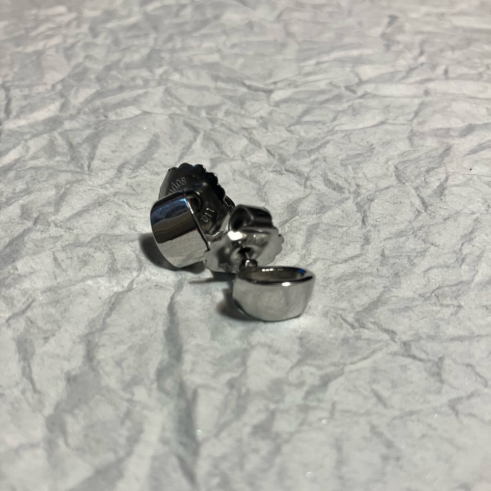 Rare silver Lia Sophia Post Earrings— with stamped backs